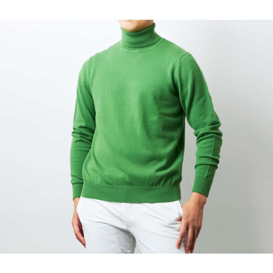 UTO メンズ 最高級 カシミヤ 100% 日本製 タートルネック セーター