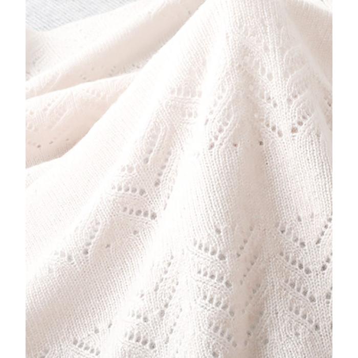 UTO カシミヤ100%ブランケットオフホワイト