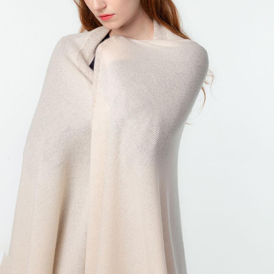 UTO 最高級 カシミヤ 100% 日本製 額縁配色 天使のストール 色：25色