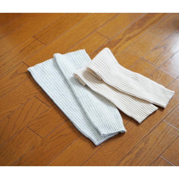 UTO 最高級 カシミヤ 100% 日本製 リブ編み レッグウォーマー 色：25色