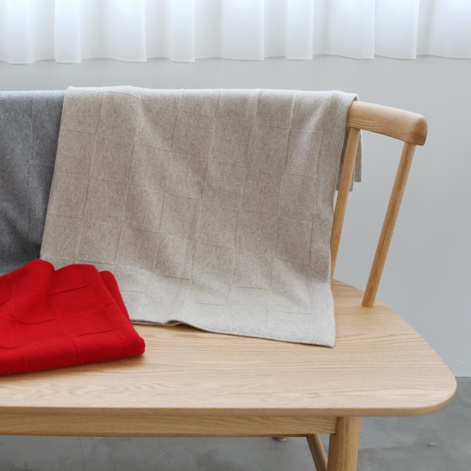 UTO カシミヤ100% ブランケット オフホワイト 【公式通販】