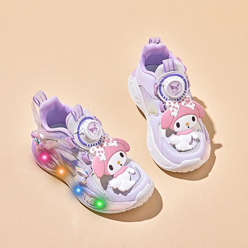 マイメロ ちゃん 光る靴 シューズ キッズ スニーカー 子供靴