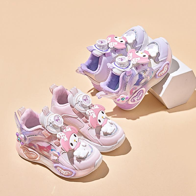 マイメロ ちゃん 光る靴 シューズ キッズ スニーカー 子供靴