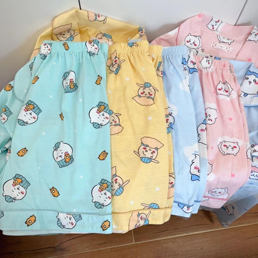 ちいかわ パジャマ ルームウェア 薄手 夏 秋 寝巻き 大人 居住服 部屋