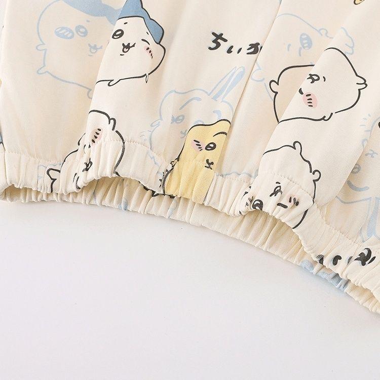 三点セット ちいかわ 子供パジャマ ハチワレ ウサギ 上下セット