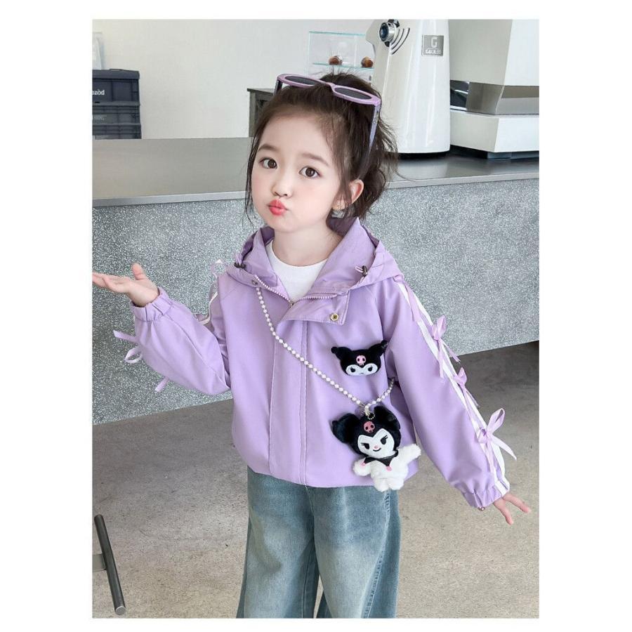クロミ コート着 キッズ服 女の子 マイメロ 長袖 クロミちゃん