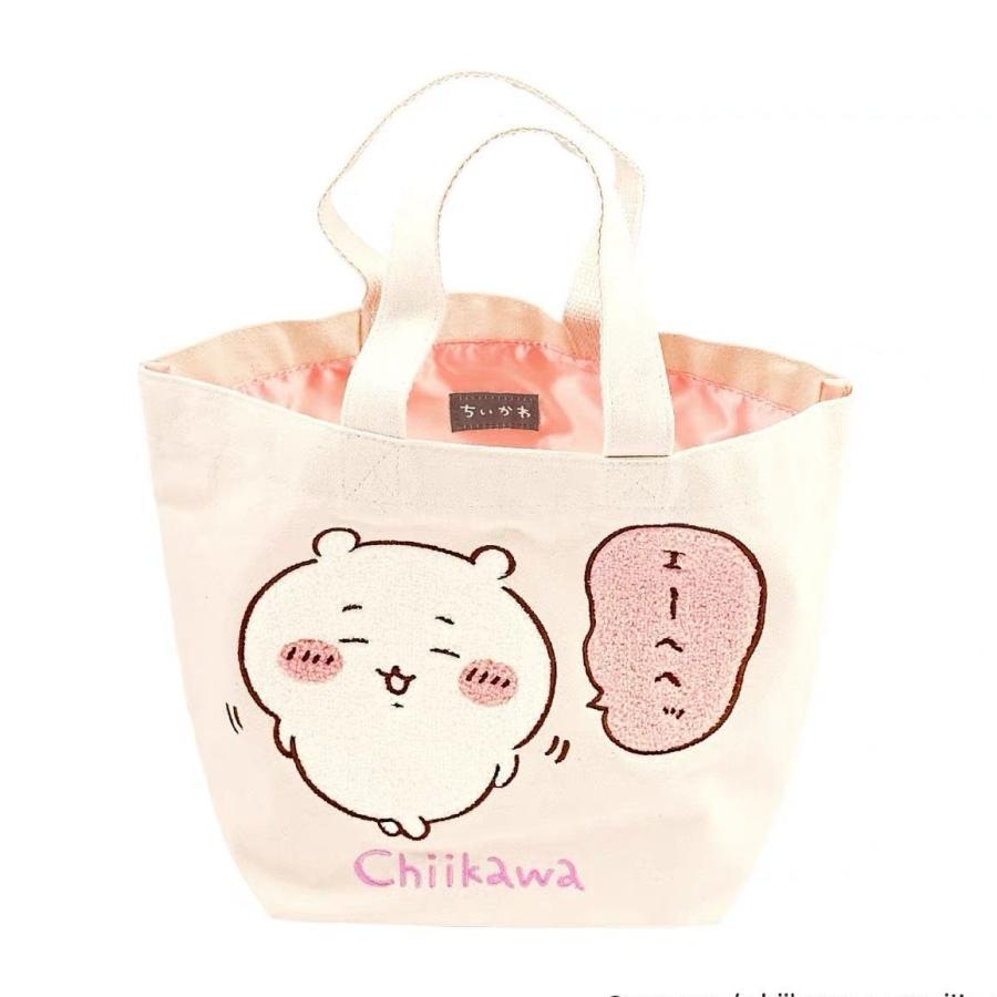 ちいかわ グッズ バッグ トートバッグ 帆布 買い物袋 うさぎ モモンガ