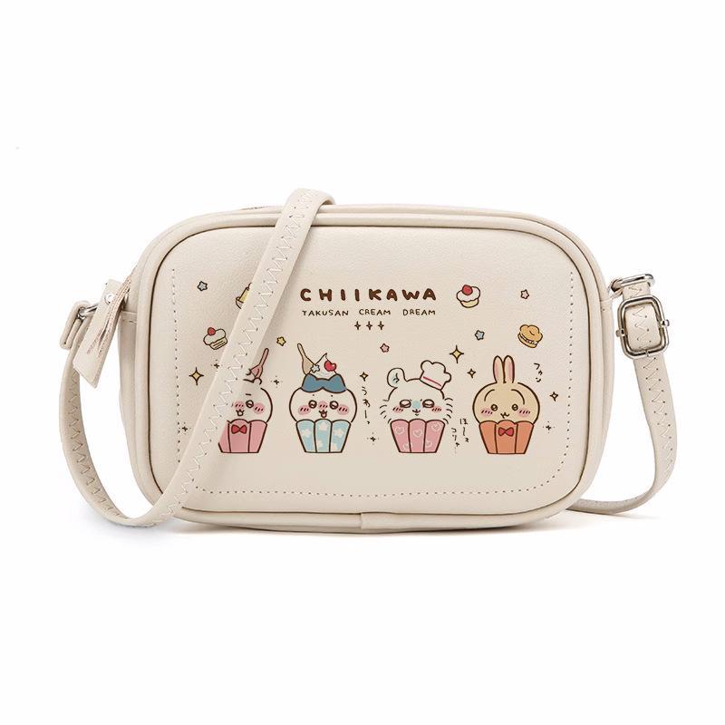 ちいかわ　うさぎ　ハチワレ　バッグ　ショルダーバッグ　カバン　グッズ　かわいい ちいかわ ショルダーバッグ 斜めがけ 入学プレゼントハチワレ ウサチ