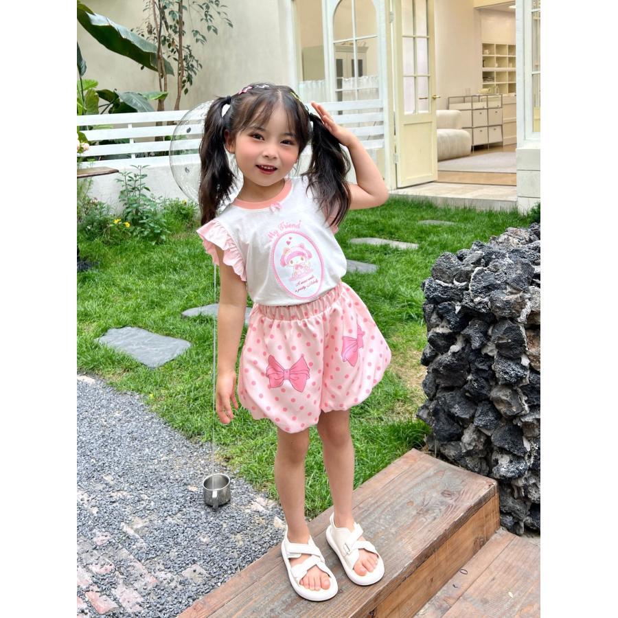 上下セット クロミちゃん マイメロ シナモロール キッズ 夏 半袖