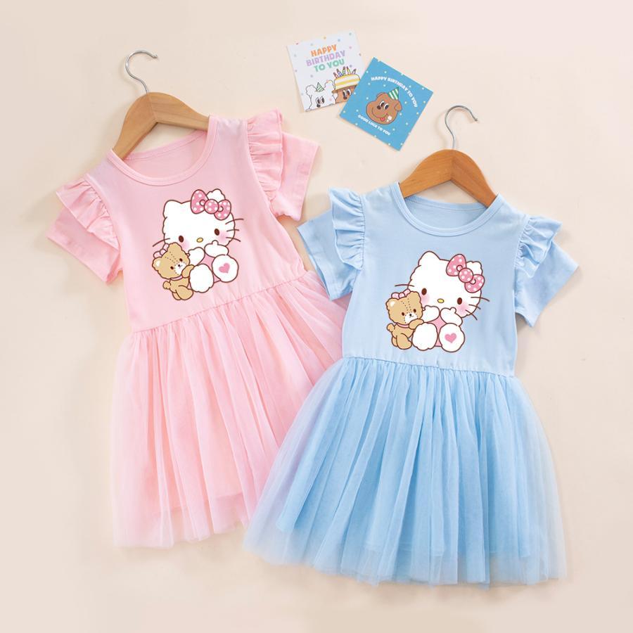 キティ ちゃん ワンピース 子供 キッズ ベビー服 ベビーワンピース