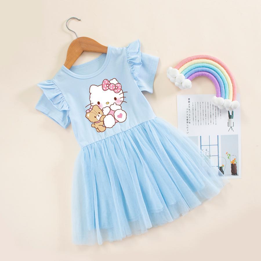 キティ ちゃん ワンピース 子供 キッズ ベビー服 ベビーワンピース