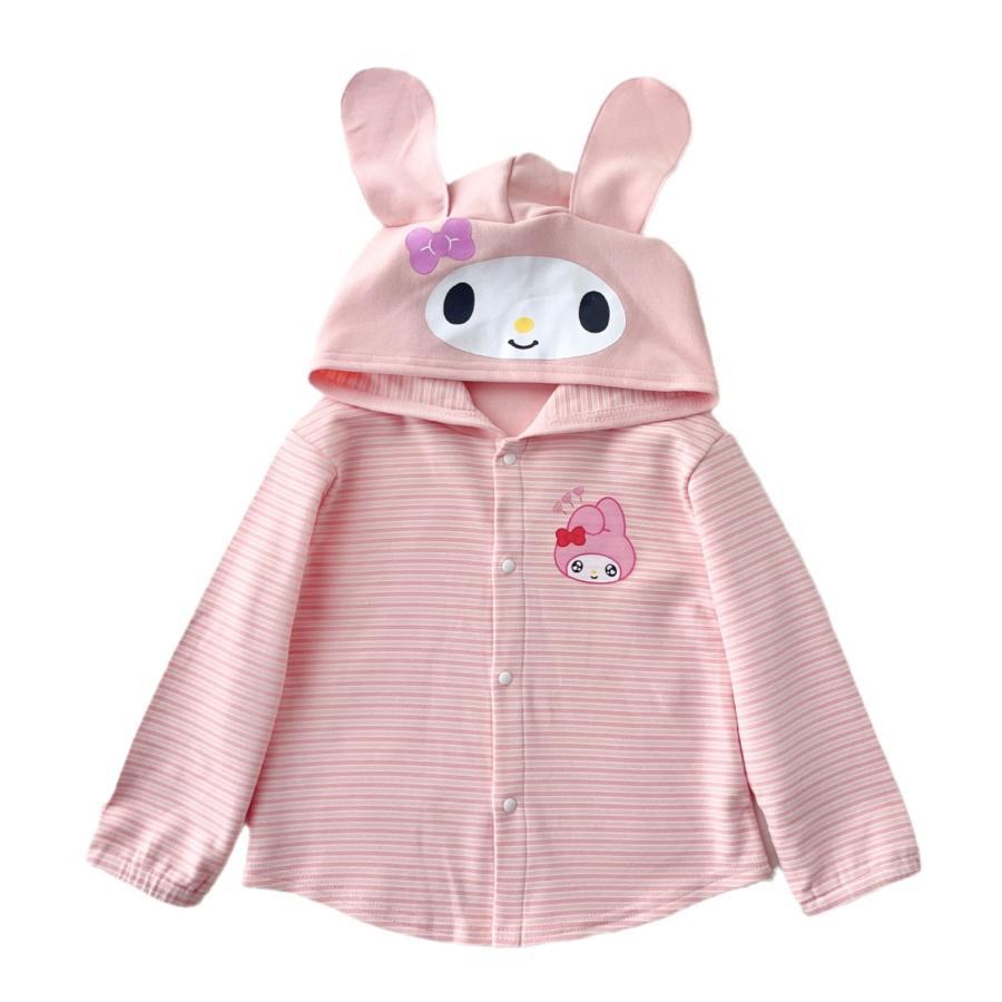 マイメロディ クロミ キッズ服 子供 コート ジャケット 女の子 花柄