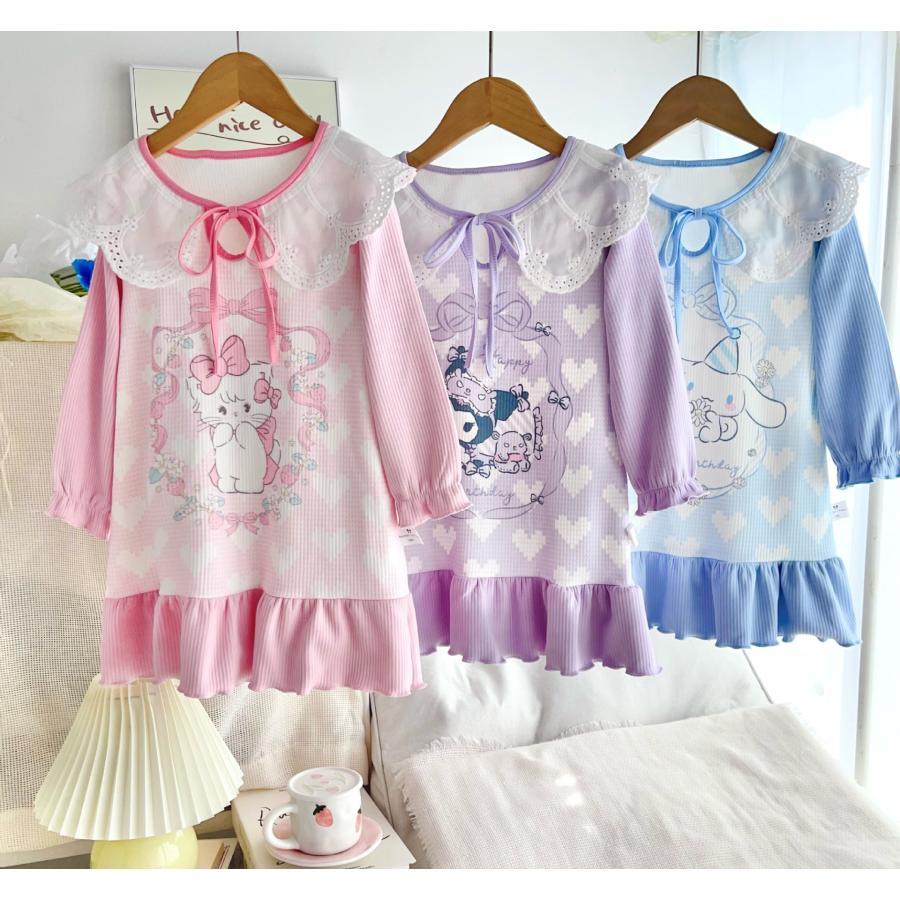 クロミちゃん キッズドレス 子供服 メロディ シナモン 長袖 秋冬