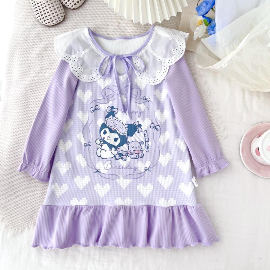 クロミちゃん キッズドレス 子供服 メロディ シナモン 長袖 秋冬