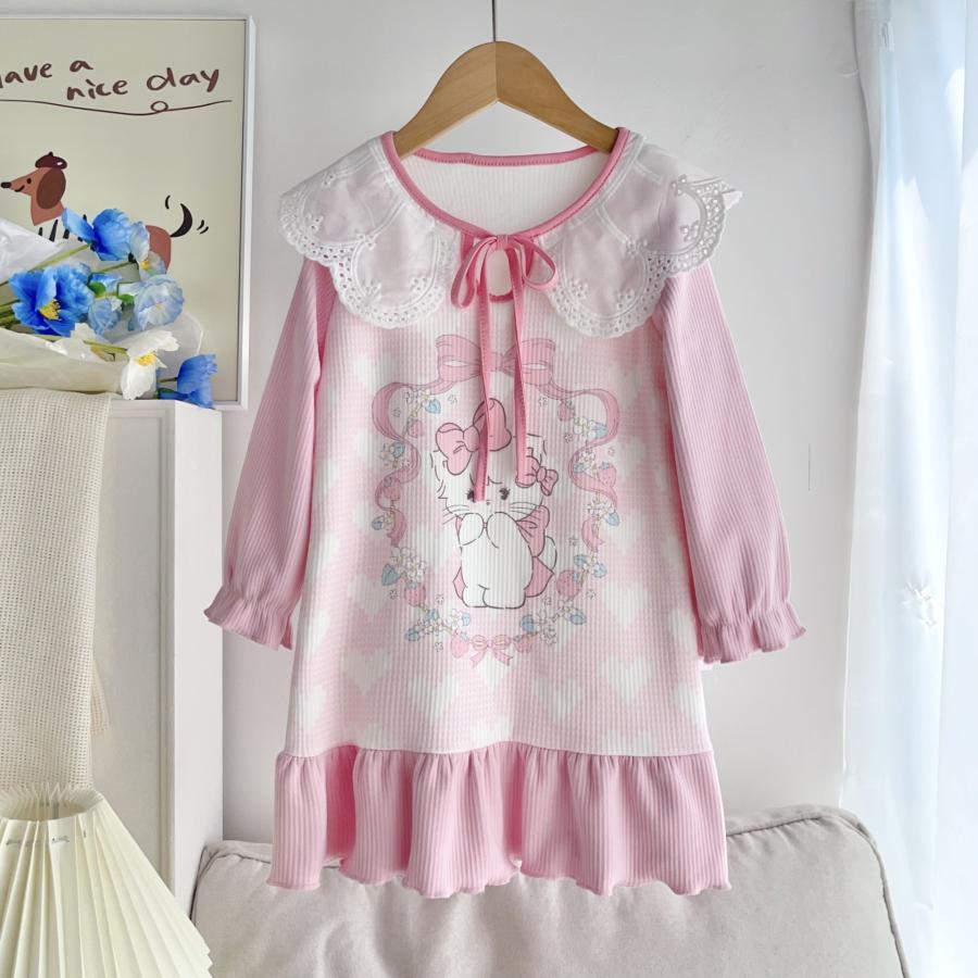 クロミちゃん キッズドレス 子供服 メロディ シナモン 長袖 秋冬