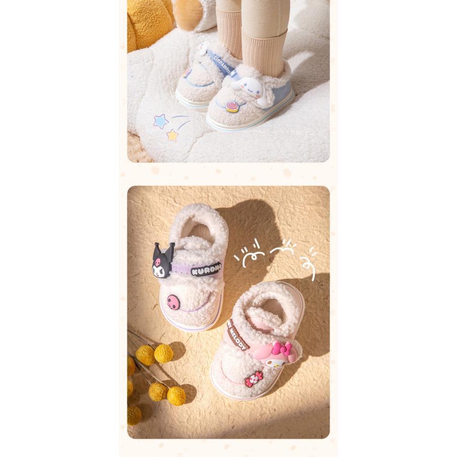 かわいい 冬靴 クロミちゃん マイメロ シナモン ちゃん 冬スリッパ