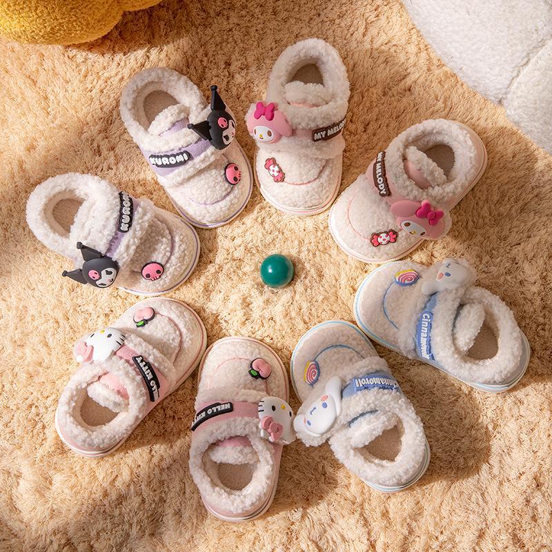 かわいい 冬靴 クロミちゃん マイメロ シナモン ちゃん 冬スリッパ