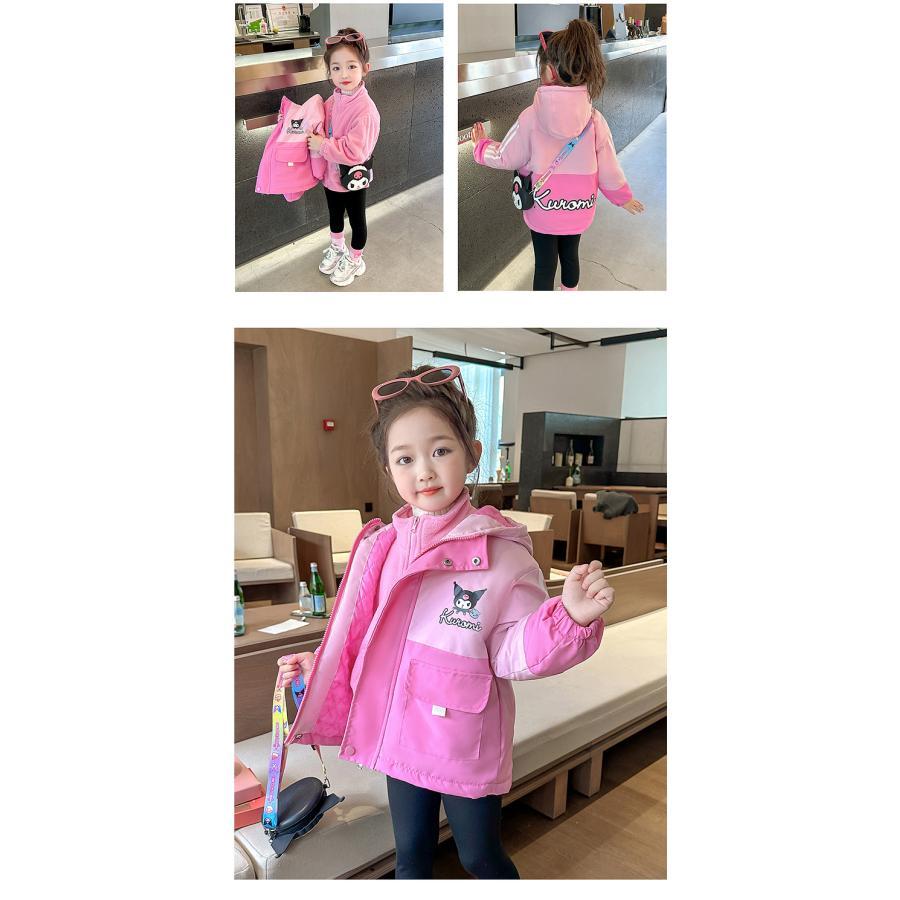 クロミちゃん マイメロ 秋冬服 子供服 ジャケット コート 子供 女の子