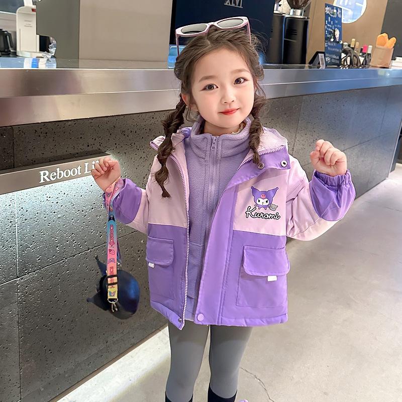 クロミちゃん マイメロ 秋冬服 子供服 ジャケット コート 子供 女の子
