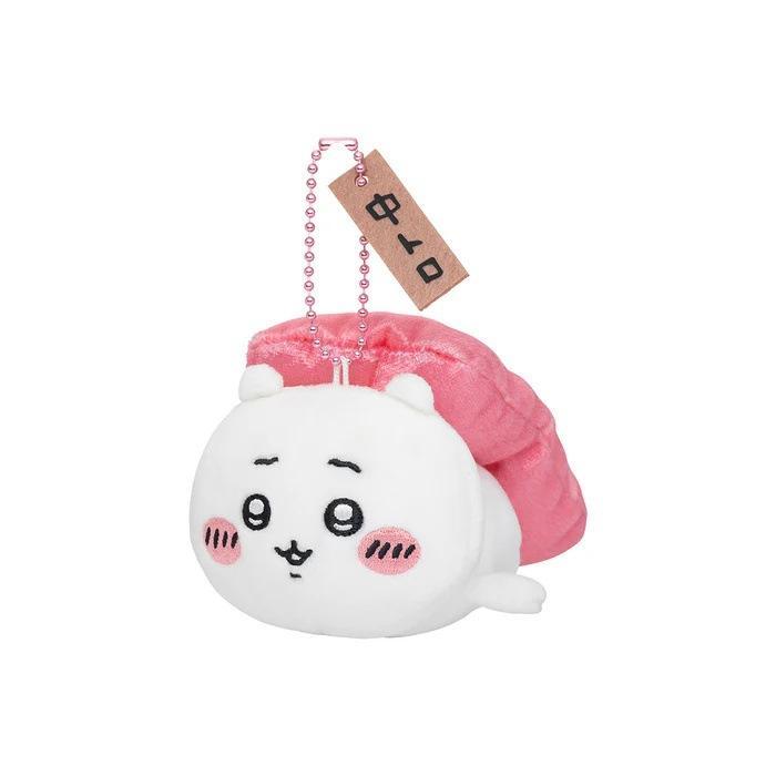 ちいかわ 寿司 マスコット デザイン ぬいぐるみキーホルダー ハチワレ