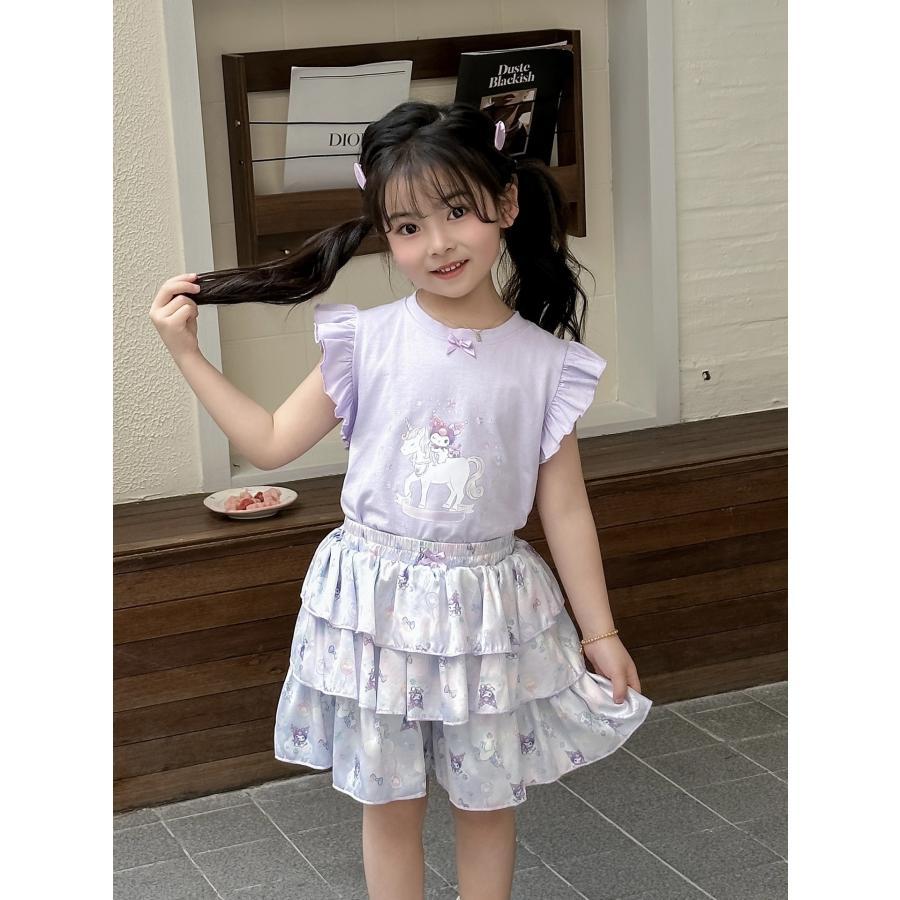 クロミ ちゃん ミニスカート 半袖 シナモン メロティ キッズ服 セット