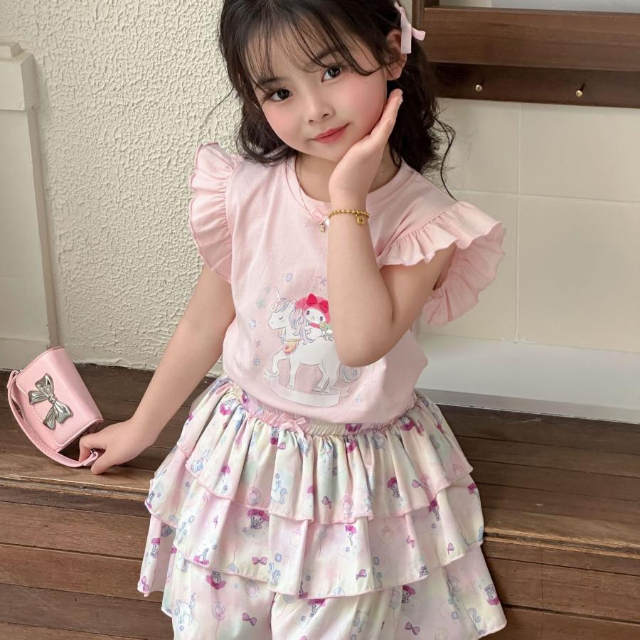 クロミ ちゃん ミニスカート 半袖 シナモン メロティ キッズ服 セット