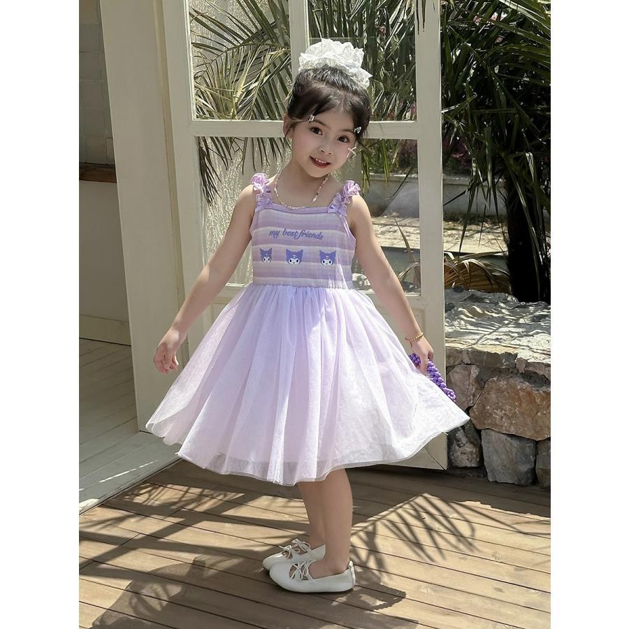 クロミちゃん シナモロール ワンピース マイクロ キッズ 子供 女の子
