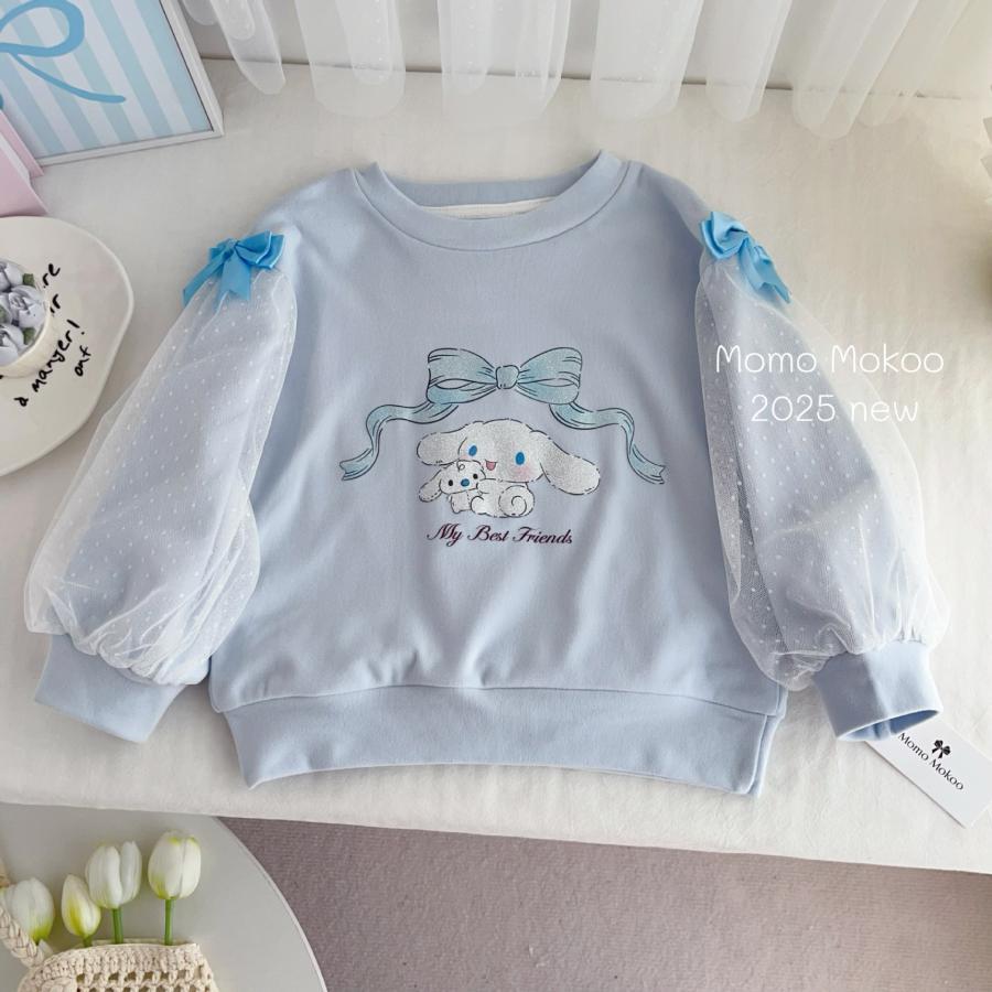 2026新作】クロミ/マイメロ パーカー tシャツ 長袖 キッズ シナモン