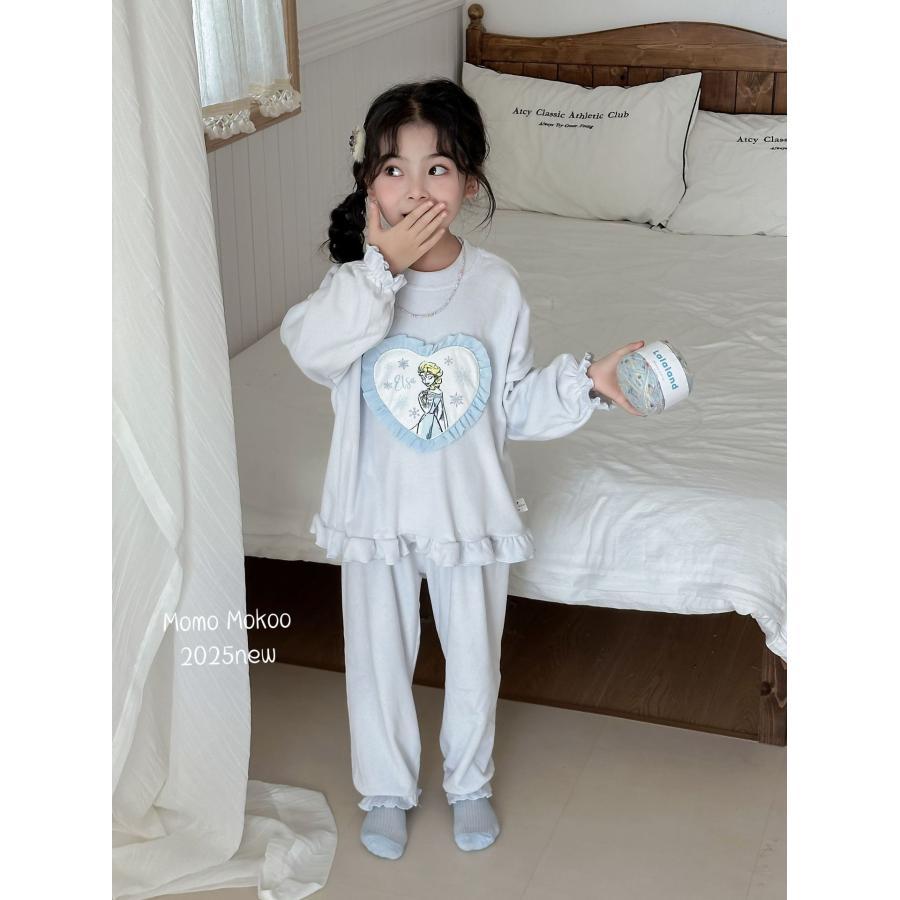ボア地 韓国風 クロミ ちゃん 冬パジャマ メロティ女の子 上下セット