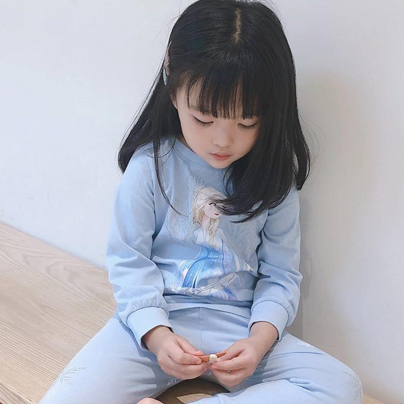 エルサ子供服 ベビー服 キッズルームウェア上下セット 女の子 エルサ服