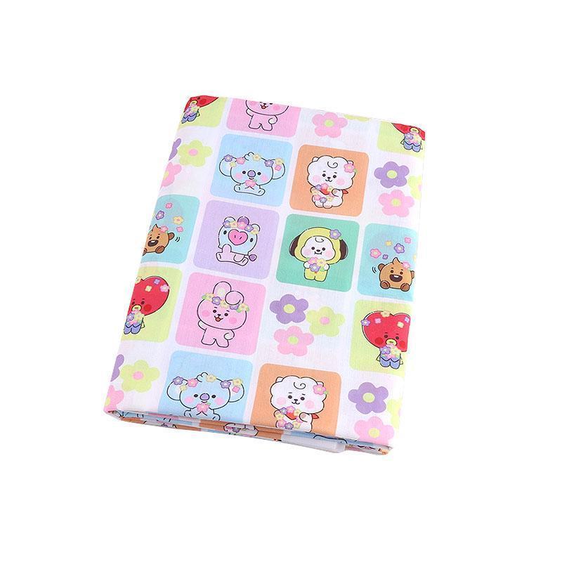 生地 布 bt21風 パッチワーク布 カットクロス ハギレ キャラクター