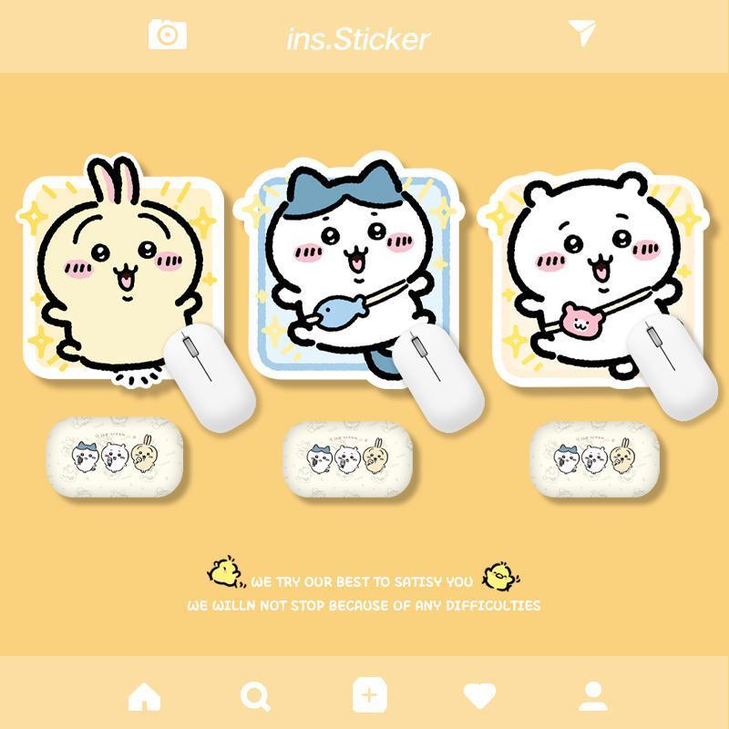 ちいかわ マウスパッド ハチワレ うさぎ モモンガ シーサー マウス
