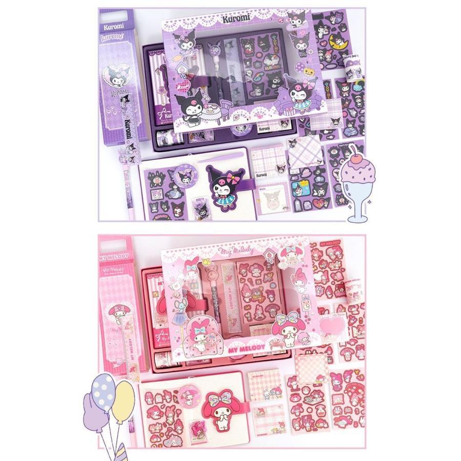 マイメロディ クロミ グッズ 文房具 手帳セット ノート シール