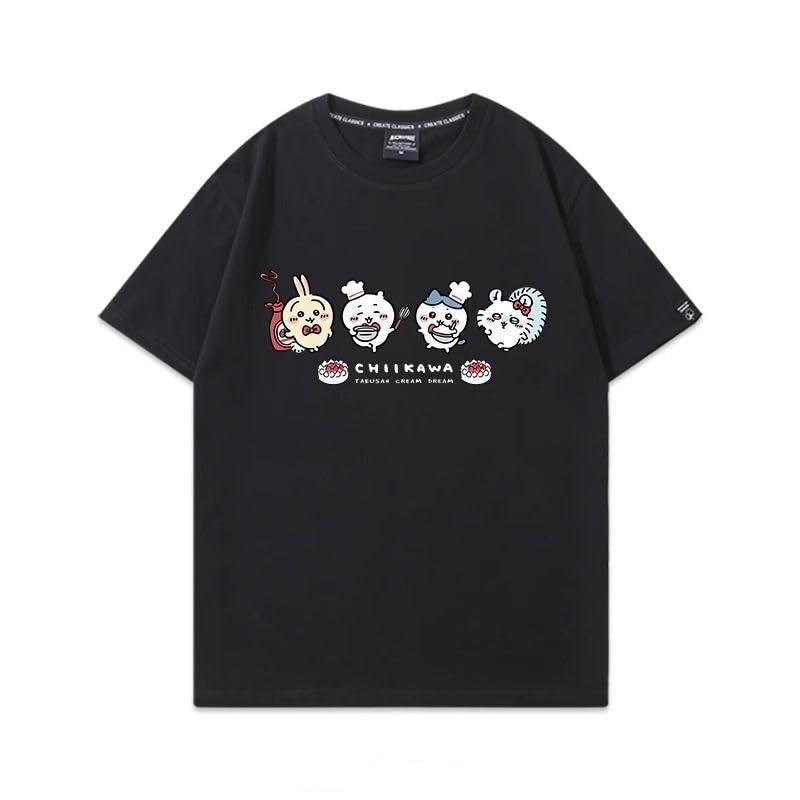 ちいかわ Tシャツ 半袖 ハチワレ うさぎ 夏 薄手 綿 男女兼用 コスプレ