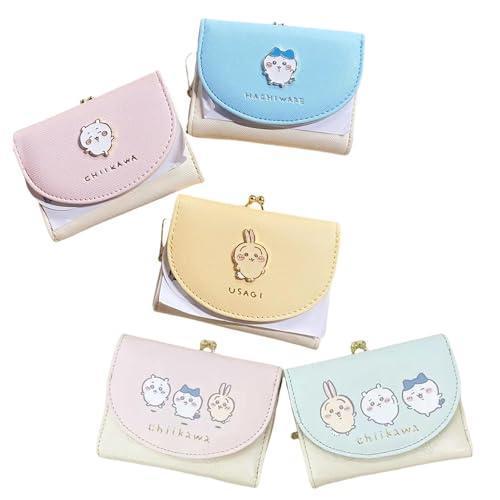 ちいかわ 財布 三つ折り財布 うさぎ がま口コインケース キャラクター