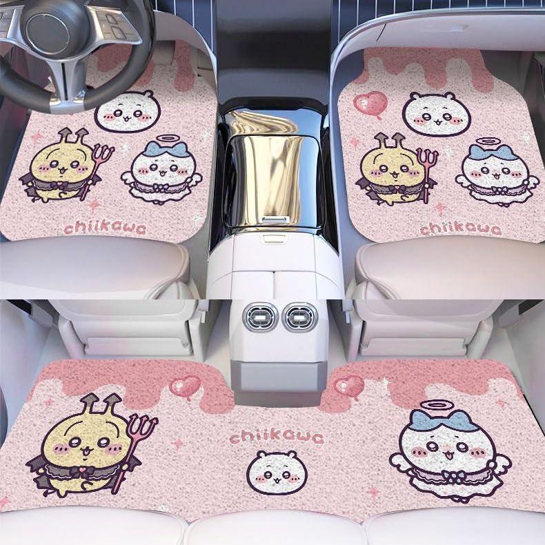 ちいかわ 車用マット ハチワレ うさぎ カーマット 車のフロアマット