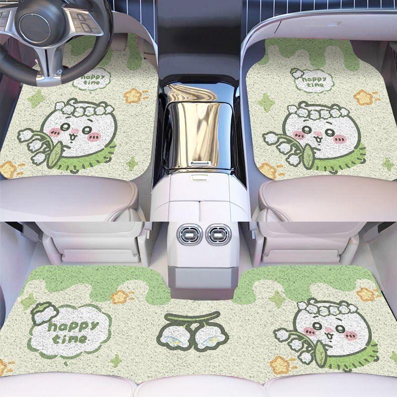 車用マット ハチワレ うさぎ カーマット 車のフロアマット フロア