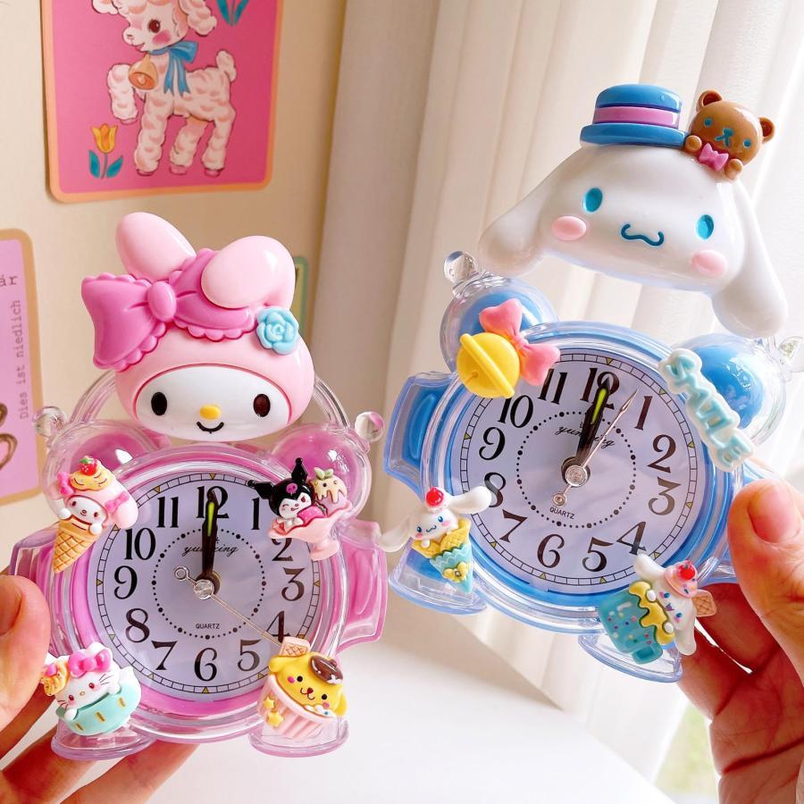 目覚まし時計 大音量 アナログ めざまし時計 クロミ シナモン 静音