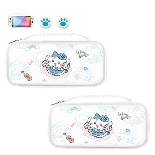 ちいかわ ハチワレ Switch2 対応 収納ケース 機収納袋 ネコ爪キャップ