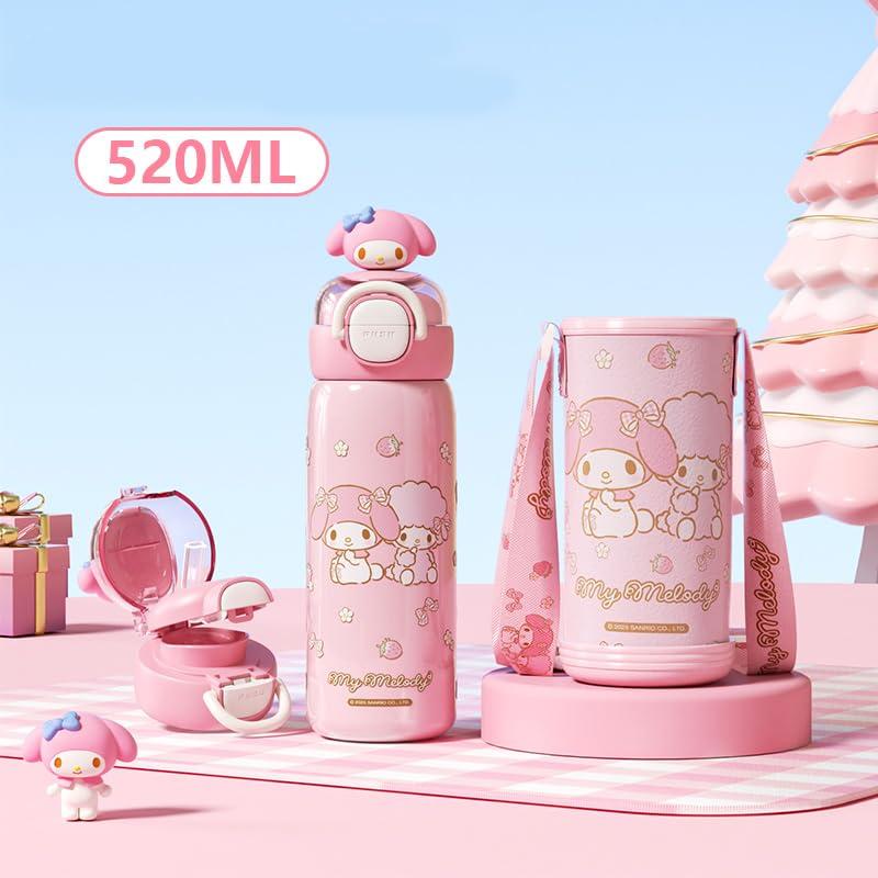 子供用 水筒 ステンレス クロミ風 シナモン マイメロ 2way 直飲み