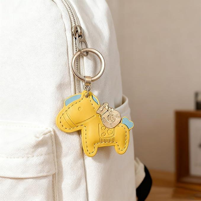 エルメス フープピック キーホルダー 鉄爪 乗馬 馬と蹄鉄のキーホルダー馬モチーフ還暦祝い本革レザー午年 グッズ