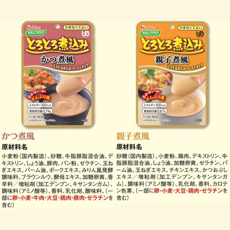 ハウスギャバン やさしくラクケア とろとろ煮込み シリーズ 食べ比べ