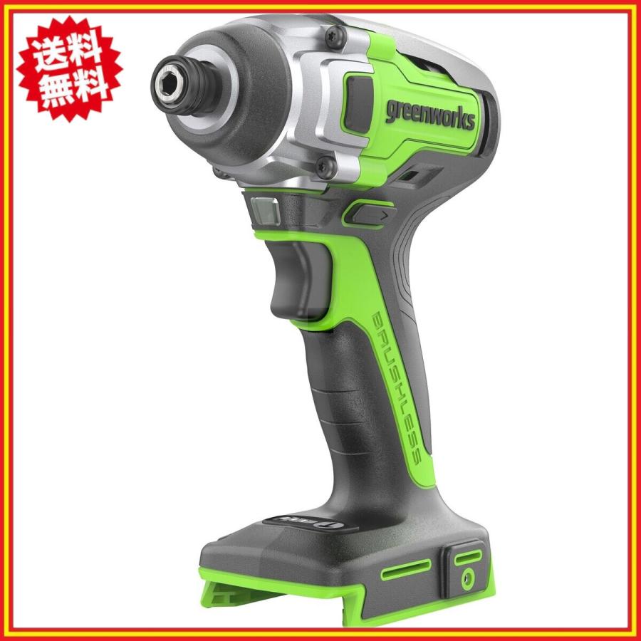 Greenworks 24V 298N-m (2,640 in-Lbs) ブラシレスモーター搭載 