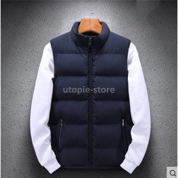 海外限定 メンズ ダウンベスト かっこいい 中綿ベスト トップス 着楽 あったかい 暖かい 冬 秋 チョッキ 無地 ダウンベスト サイズ 2xl Www Sustentec Com Br