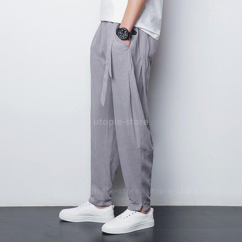 即日発送 ボトムス パンツ 麻ズボン メンズ スウェット リネンパンツ カジュアルパンツ 麻ズボン メンズ スウェット リネンパンツ カジュアルパンツ リネンズボン ボトムス 綿麻 メンズ 民族風 ロング丈 大きいサイズ 秋物 新作 イージーパンツ Www Threeriversofs Com
