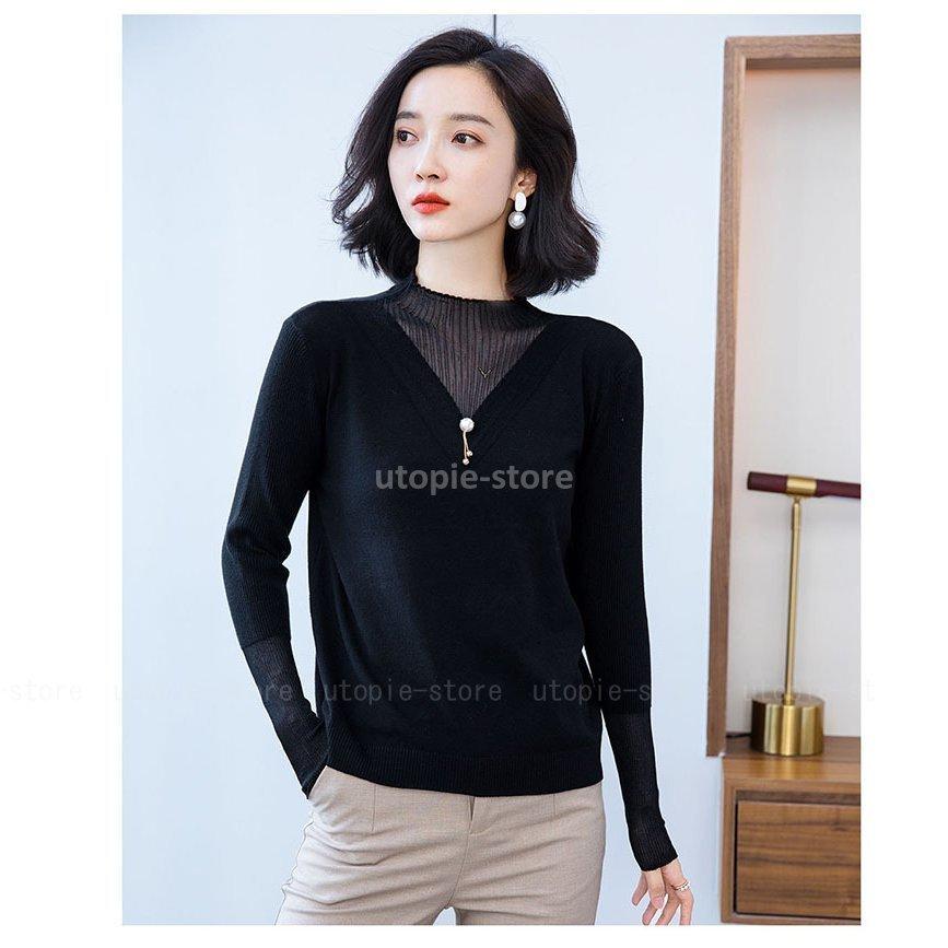 セーター レディース ニット 秋冬 40代 30代 韓国風 長袖 セーター ハイネック トップス 大きいサイズ あったか ゆったり 大人 可愛い おしゃれ ピンク 白 黒 紫 超安い