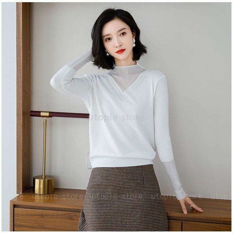 セーター レディース ニット 秋冬 40代 30代 韓国風 長袖 セーター ハイネック トップス 大きいサイズ あったか ゆったり 大人 可愛い おしゃれ ピンク 白 黒 紫 超安い