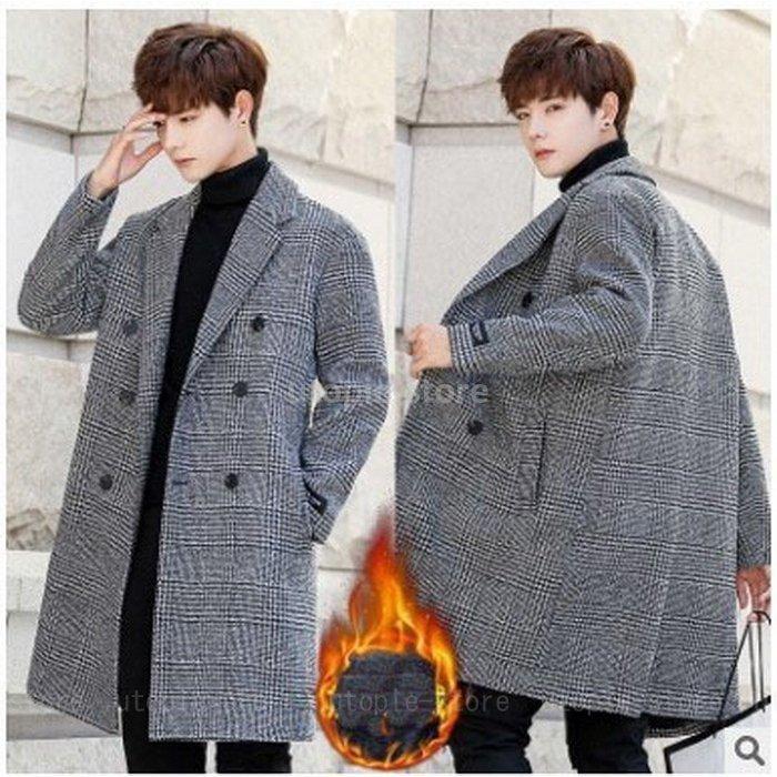 チェスターコート メンズ パーカー ロングコート カジュアルコート ビジネス 秋 冬 秋服 冬服 グレンチェック チェック柄 通勤 通学 細身 韓国 おしゃれ 安売り
