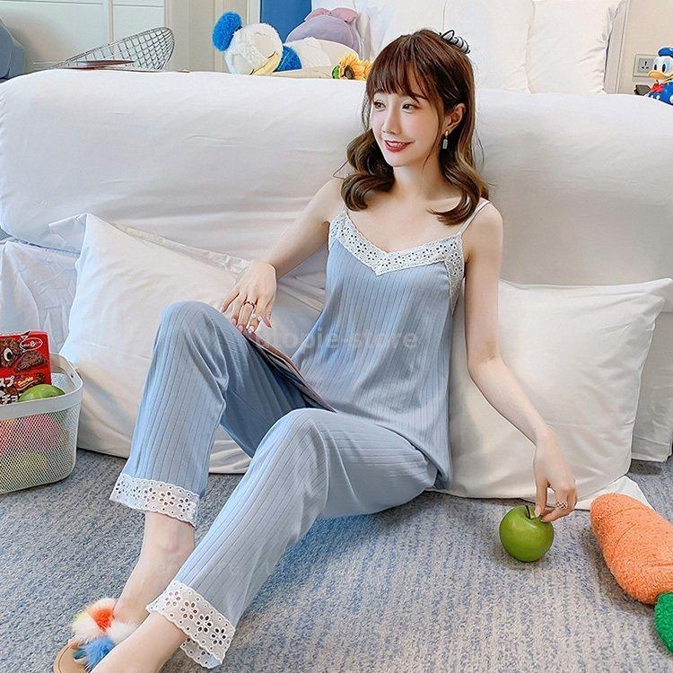 高評価なギフト パジャマ 前開き 春夏秋冬 レディース ルームウェア 3点パジャマ 可愛い プレゼント ランジェリー オシャレ 寝巻き 部屋着 女性 ルームウェア レース パジャマ サイズ L Www We Job Com