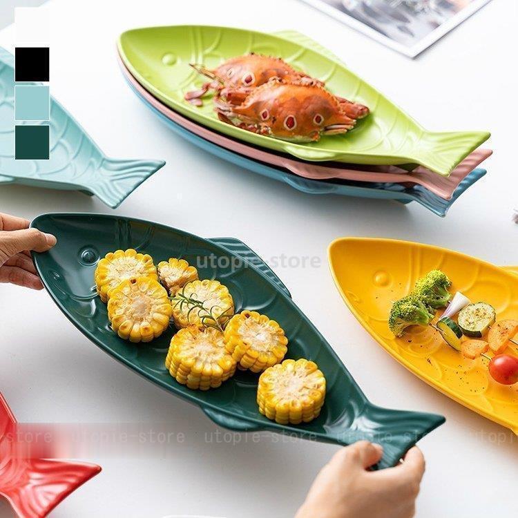 食器 キッチン雑貨 カトラリー お皿 プレート ギフト プレゼント 魚 フィッシュ 柄 かわいい グリーン ホワイト ブラック ブルーミセス おしゃれ 美人 Aie62 Utopie 通販 Yahoo ショッピング